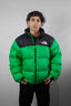 1996 Retro Nuptse 700 Jacket Black Green