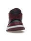 Jordan 1 Low Black Dark Beetroot Women's one-kickz