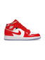 Jordan 1 Mid Barcelona Sweater Red Patent GS one-kickz