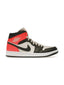 Jordan 1 Mid Newsprint Light Orewood Brown Women's one-kickz