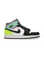Jordan 1 Mid Pastel Black Toe GS one-kickz