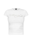 Marc Jacobs Charm Logo Shrunken T-Shirt White one-kickz