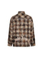 Palm Angels Logo Checked Shirt Grey one-kickz