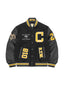 Corteiz CRTZ Goat Varsity Jacket Black one-kickz