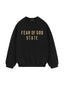 Fear of God Essentials Fleece Crewneck Black one-kickz