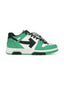 OFF-WHITE Out Of Office "OOO" Low Tops Green Black one-kickz