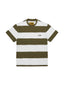Corteiz Striped Tee Taupe one-kickz