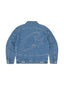 Corteiz C-Star Denim Trucker Jacket Blue one-kickz