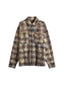 Palm Angels Logo Checked Shirt Grey one-kickz