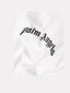 Palm Angels Curved Logo Over Tee White one-kickz