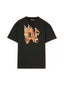 Palm Angels Burning Monogram T-Shirt Black/Gold one-kickz
