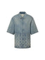 Louis Vuitton Short-Sleeved Denim Workwear Shirt one-kickz