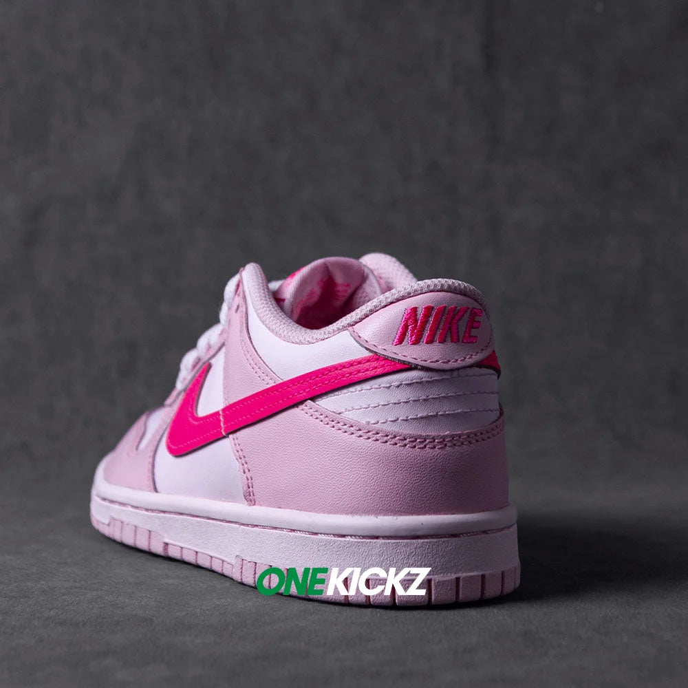 Nike Dunk Low Triple Pink (GS) – One Kickz