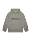Fear of God Essentials Pullover Hoodie Applique Logo Cement one-kickz