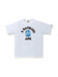 BAPE ABC Camo College Tee White/Blue one-kickz