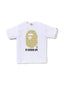 BAPE Logo Monogram By Bathing Ape Tee White Beige one-kickz