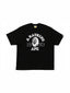 BAPE OG Ape Head College Relaxed Fit Tee Black one-kickz