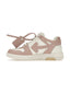 OFF-WHITE Out Of Office "OOO" Low Tops White Pink Women's one-kickz