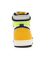 Jordan 1 Retro High White Black Volt University Gold one-kickz