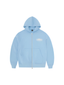 Corteiz Island Puff Print Zip Hoodie Baby Blue one-kickz