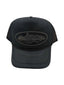 Corteiz Alcatraz Premium Puff Print Trucker Hat Black/Black one-kickz