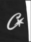 Corteiz Satin C Star Applique Bottoms Black one-kickz
