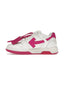 OFF-WHITE Out Of Office Calf Leather White Fuchsia Women's one-kickz