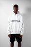 Fear of God Essentials 3D Silicon Applique Pullover Hoodie White