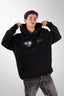 Palm Angels Rhinestone Sprayed Hoodie Black/Black