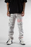 Palace Skateoard Pants Cityscape Jean White