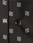 AMIRI BLACK MA PAISLEY BLACK SILK SHIRT