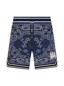AMIRI Bandana Shorts Blue one-kickz