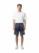 AMIRI Bandana Shorts Blue one-kickz