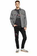 AMIRI Gray Magic Cotton T-shirt one-kickz