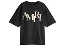 AMIRI Staggered Logo Tee Black one-kickz