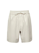 AMIRI Vegan Leather Shorts Beige one-kickz