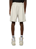 AMIRI Vegan Leather Shorts Beige one-kickz
