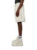AMIRI Vegan Leather Shorts Beige one-kickz