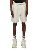 AMIRI Vegan Leather Shorts Beige one-kickz