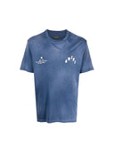 AMIRI Vintage Collegiate Tee Blue