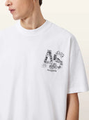 Allsaints Mixtape Crewneck Short Sleeve White/Black T-shirt one-kickz