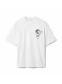 Allsaints Mysteries Oversized Graphic White T-shirt one-kickz