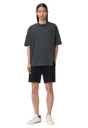 Allsaints Odyssey Black Printed Logo T-shirt