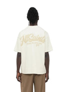 Allsaints Odyssey Printed logo White T-Shirt one-kickz