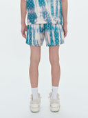 Amiri Bleached Paisley Ma Silk Short ´Aqua´ one-kickz