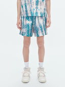 Amiri Bleached Paisley Ma Silk Short ´Aqua´ one-kickz