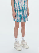 Amiri Bleached Paisley Ma Silk Short ´Aqua´ one-kickz