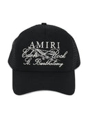 Amiri Eden Rock Trucker Hat Black one-kickz