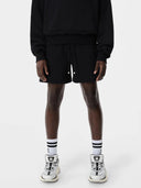 Amiri Embroidered Logo Short Black On Black