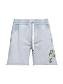 Amiri Filigree Sweatshort Ashley Blue one-kickz